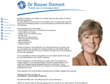 Tablet Screenshot of blauwediamant.nl